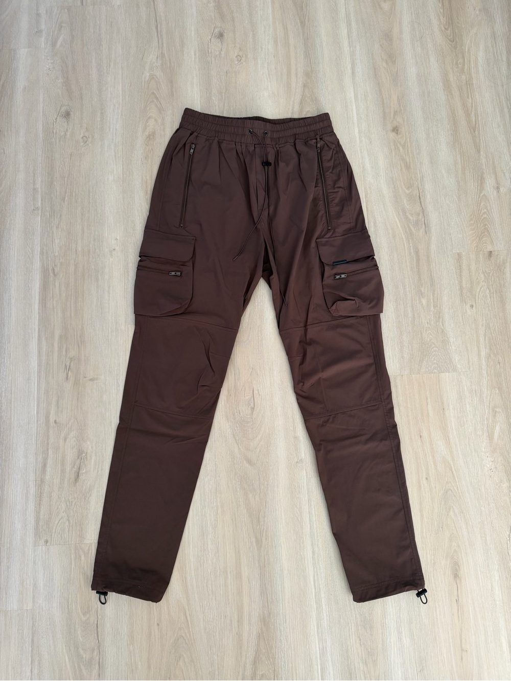 Represent Clo. 247 Military Tech Chocolate Cargo Pants, Size Small